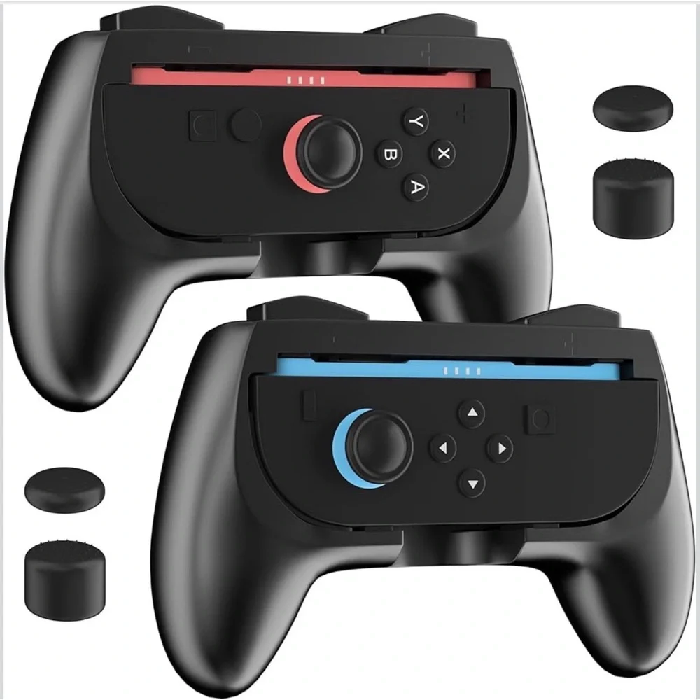 💜1Pack Comfort Hand Grips for Nintendo Switch 2 Controllers,